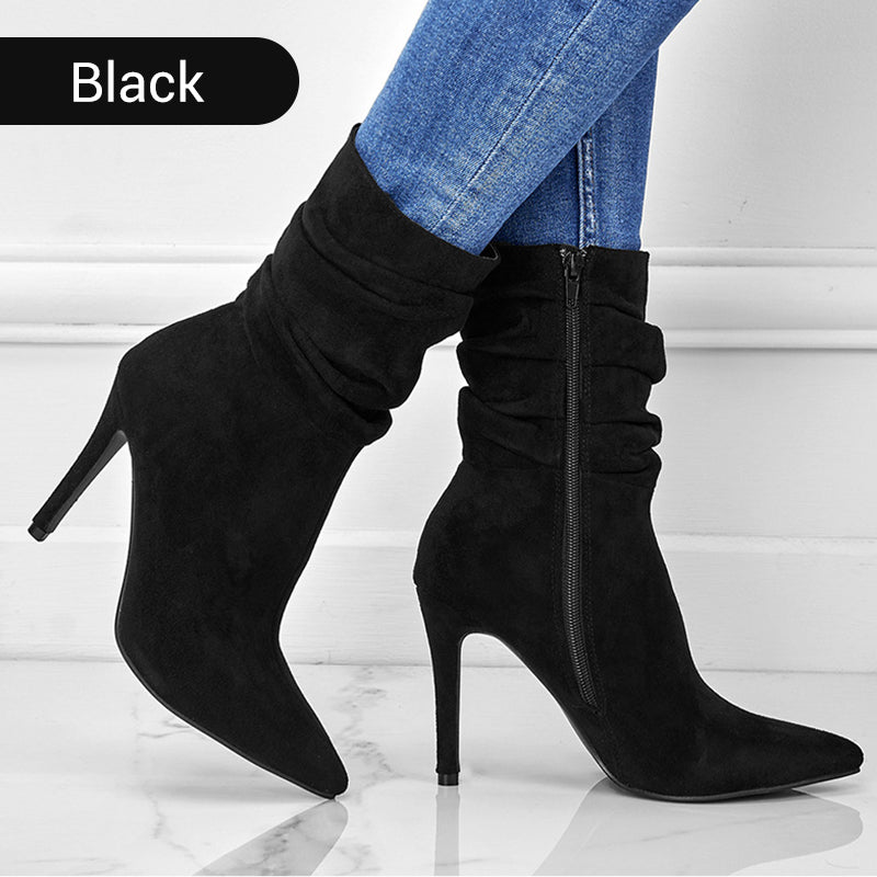 High Heel Pointed Toe Boots