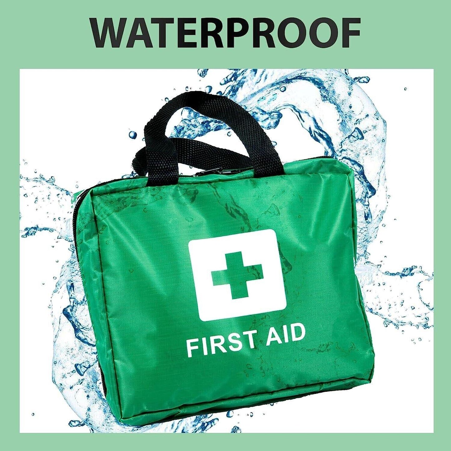 Best Travel First Aid Kit UK - 90 Piece First Aid Kit Bag Medical Emergency Kit. Travel Home Car Taxi Workplace
