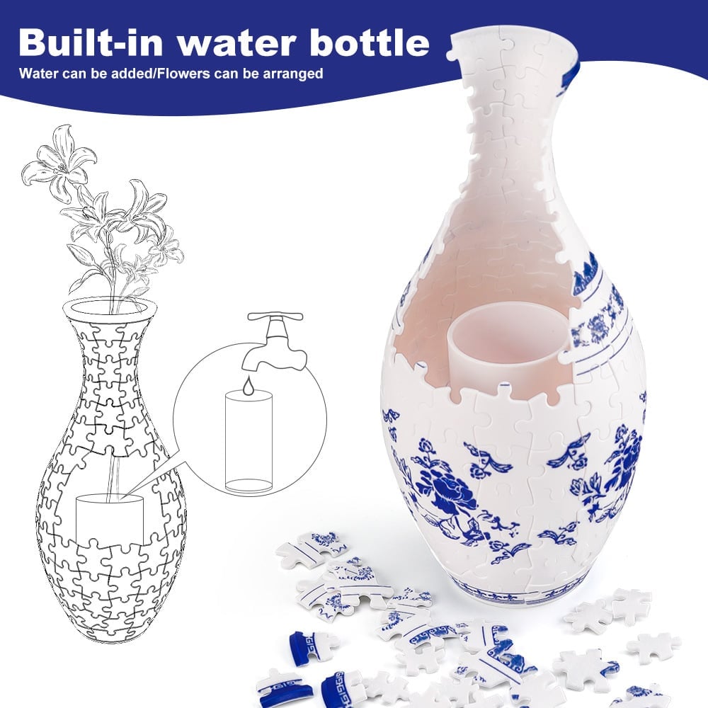 🎉New Year's 50% off 🎉 3D Art Puzzle Vase