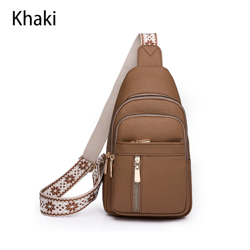 🔥2025 Hot Sale 50% OFF🔥Women's Vintage PU Leather Chest Bag