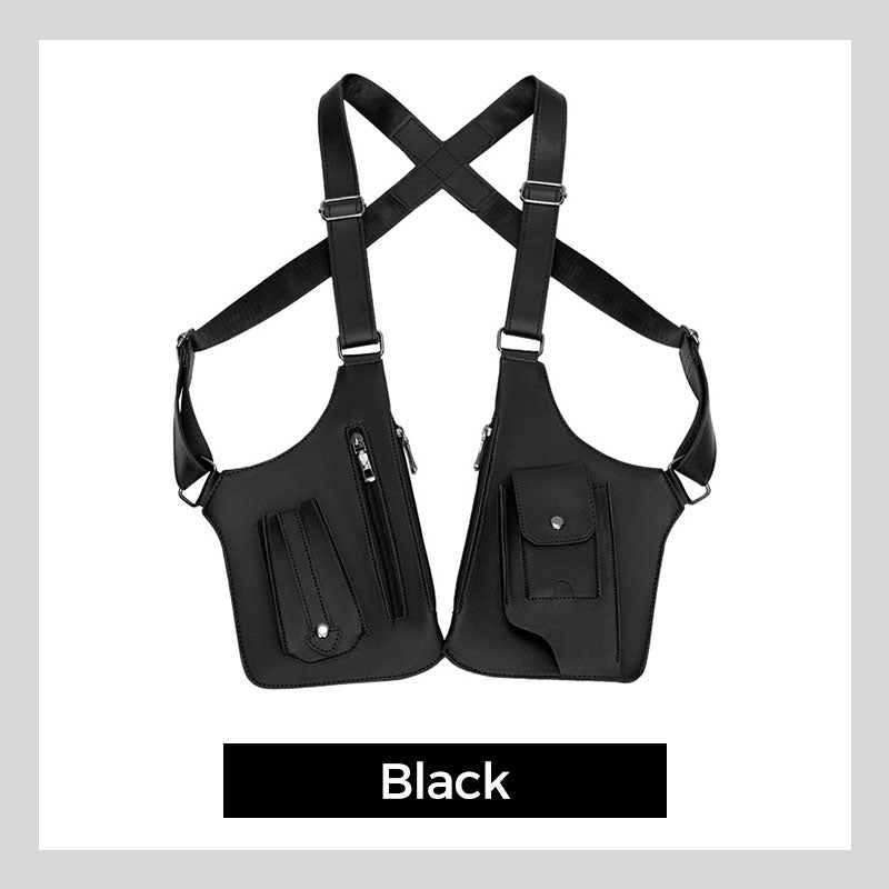 Men's Anti-Theft Multi-Pocket Double-shoulder Tactical Bag