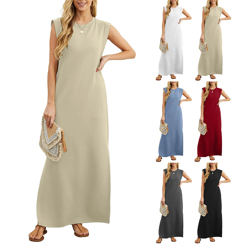 🎉Spring Hot Sale 50% OFF🌿Women Loose Split Wrinkle-Free Long Dress