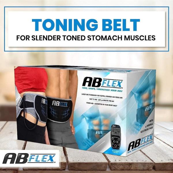 Stomach Toner Belt - ABFLEX Ab Toning Belt and Ab Stimulator for Slender Toned Stomach Muscles