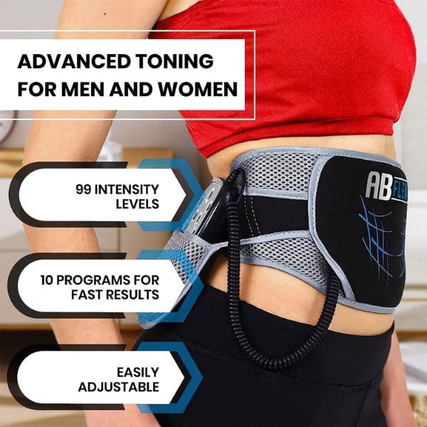 Stomach Toner Belt - ABFLEX Ab Toning Belt and Ab Stimulator for Slender Toned Stomach Muscles