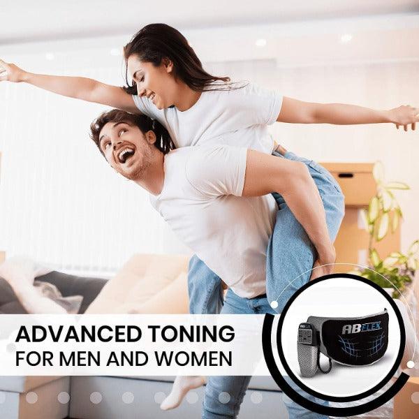 Stomach Toner Belt - ABFLEX Ab Toning Belt and Ab Stimulator for Slender Toned Stomach Muscles