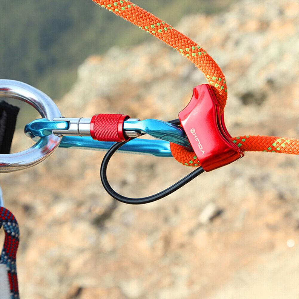 Descender for Climbing - Rappel ATC Belay Device Descender Outdoor Camping Rock Climbing Equipment