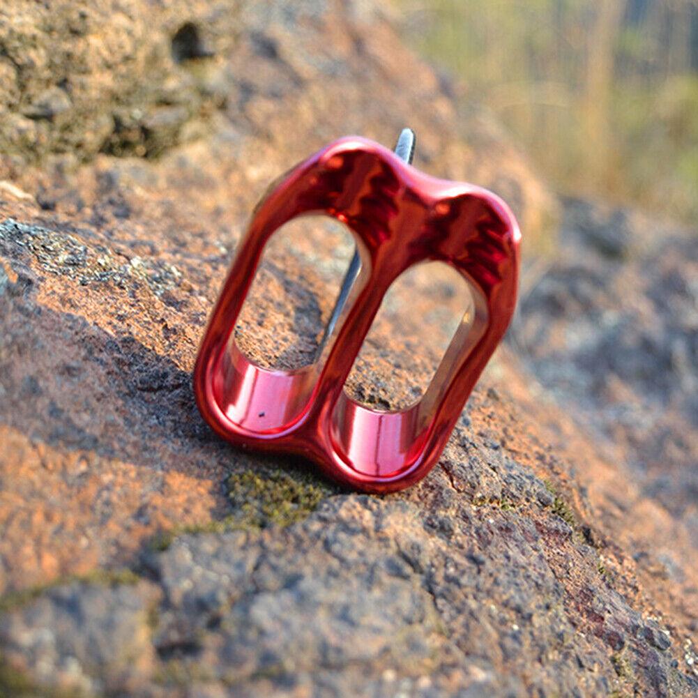 Descender for Climbing - Rappel ATC Belay Device Descender Outdoor Camping Rock Climbing Equipment