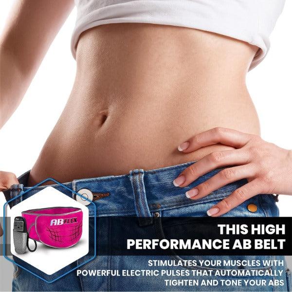 Stomach Toner Belt - ABFLEX Ab Toning Belt and Ab Stimulator for Slender Toned Stomach Muscles