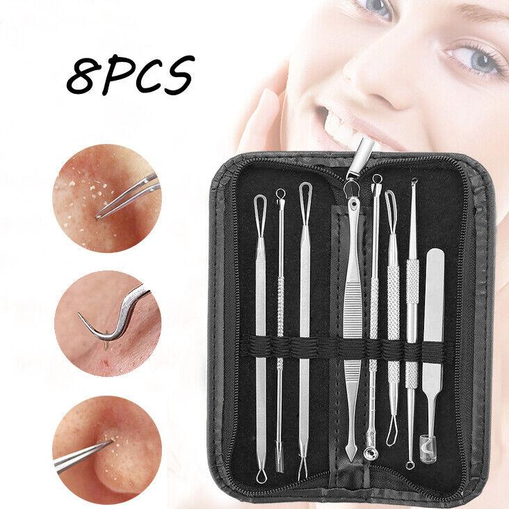 Blackhead Remover Needle - Acne Needle Kit Blackhead Remover Pimple Blemish Comedone Extractor Tweezer Tool
