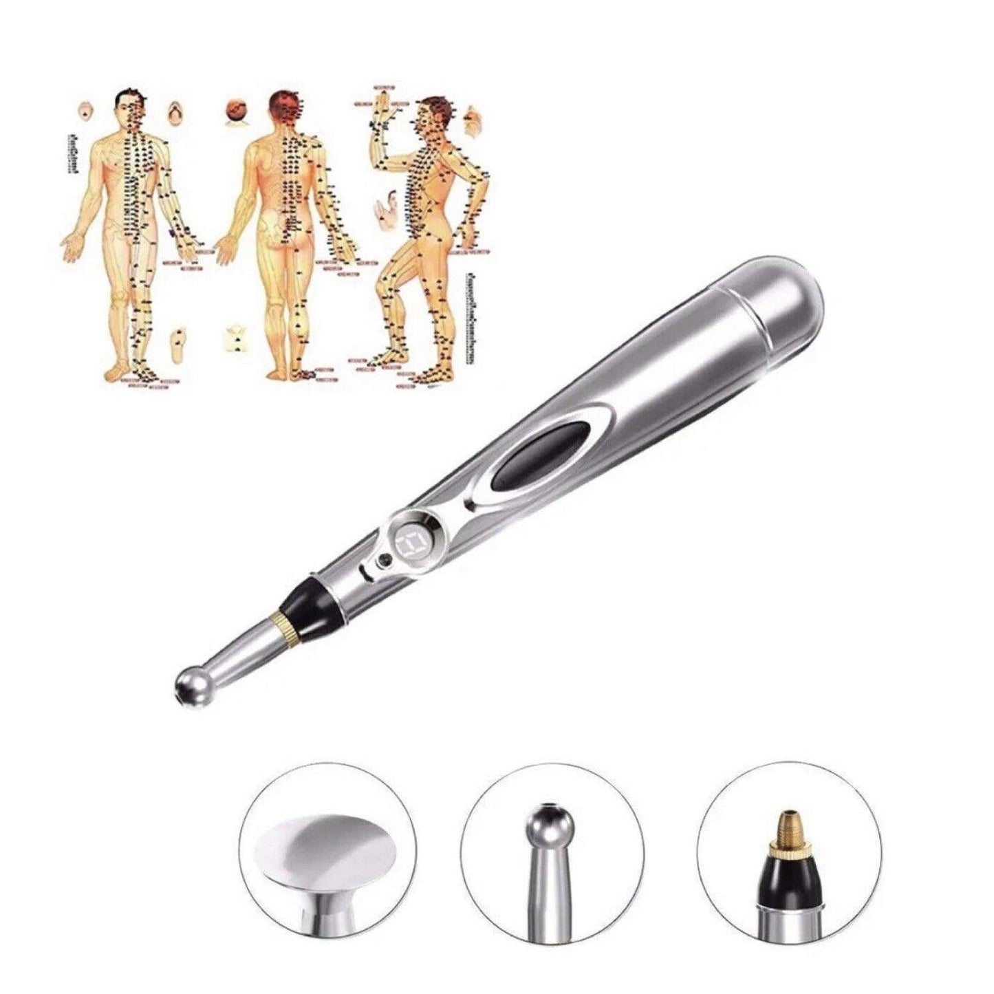 Electronic Acupuncture Pen - Electric Acupuncture Magnet Therapy Heal Massage Meridian Energy Pen Relief Pain
