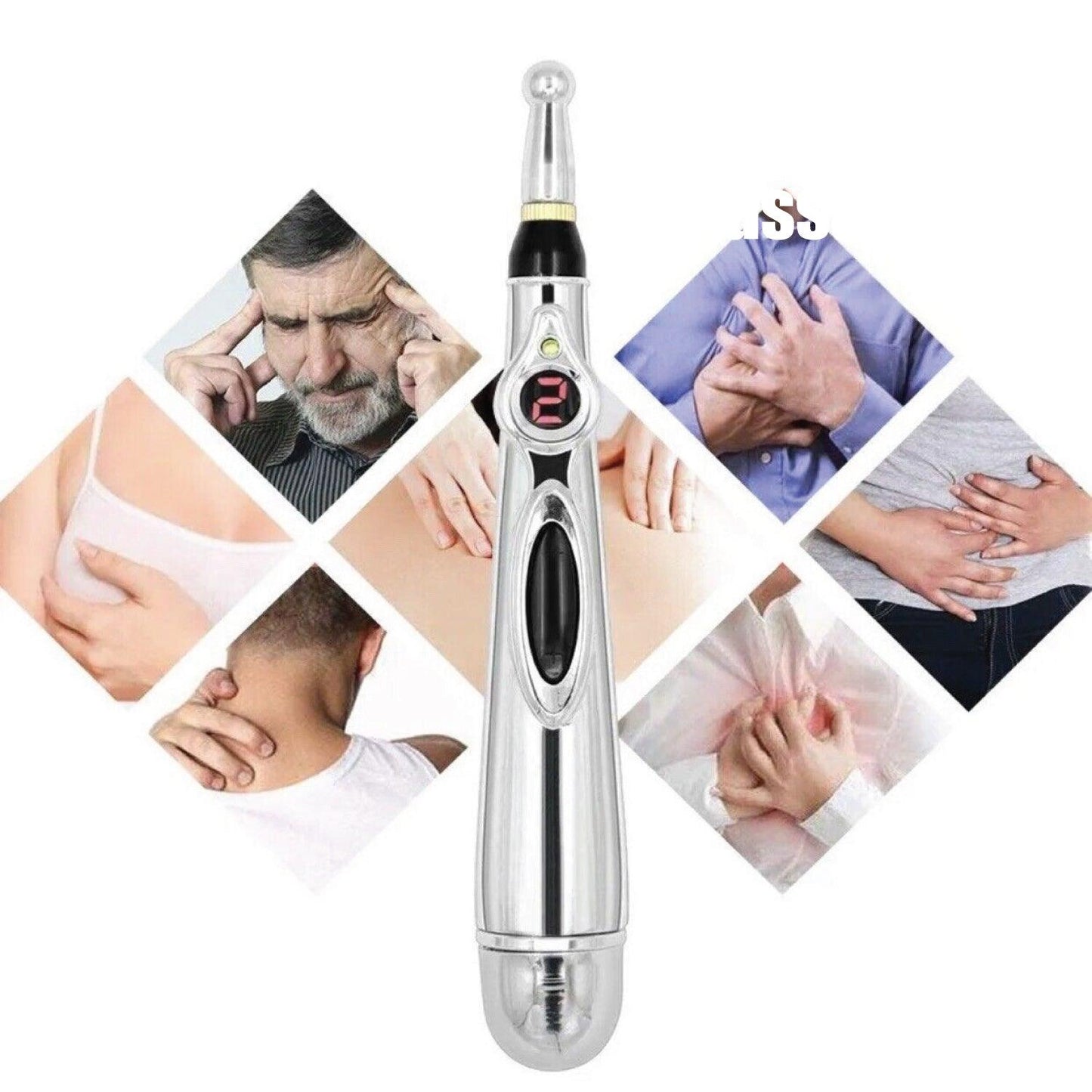 Electronic Acupuncture Pen - Electric Acupuncture Magnet Therapy Heal Massage Meridian Energy Pen Relief Pain