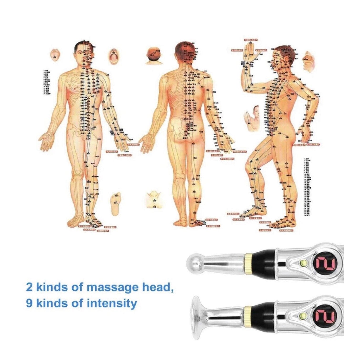 Electronic Acupuncture Pen - Electric Acupuncture Magnet Therapy Heal Massage Meridian Energy Pen Relief Pain