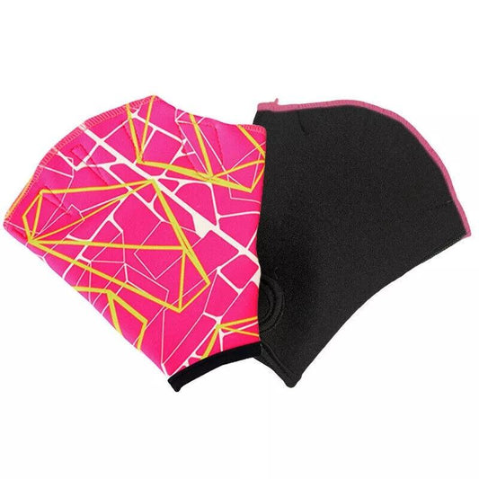 Swimming Hand Paddles - 1 Pair Swim Hand Fins Flippers Finger Webbed Gloves Water Sports Gloves