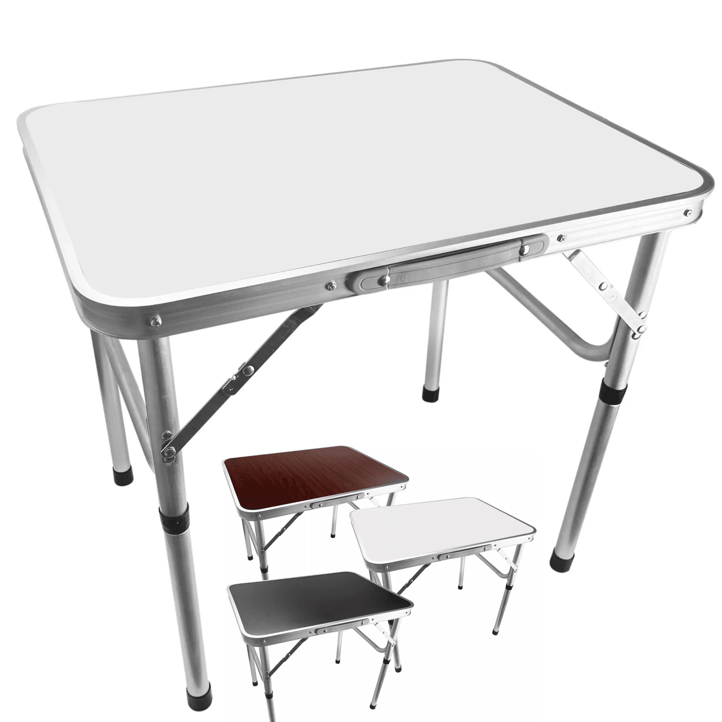 Aluminium Foldable Camping Table - Portable Outdoor Picnic & BBQ Table with Carry Handle