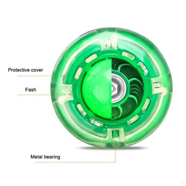 Ankle Ball Toy - Foldable Flash Wheel Skip Ball Fun | Foot Hula Hoop Skipping Rope Outdoor Game
