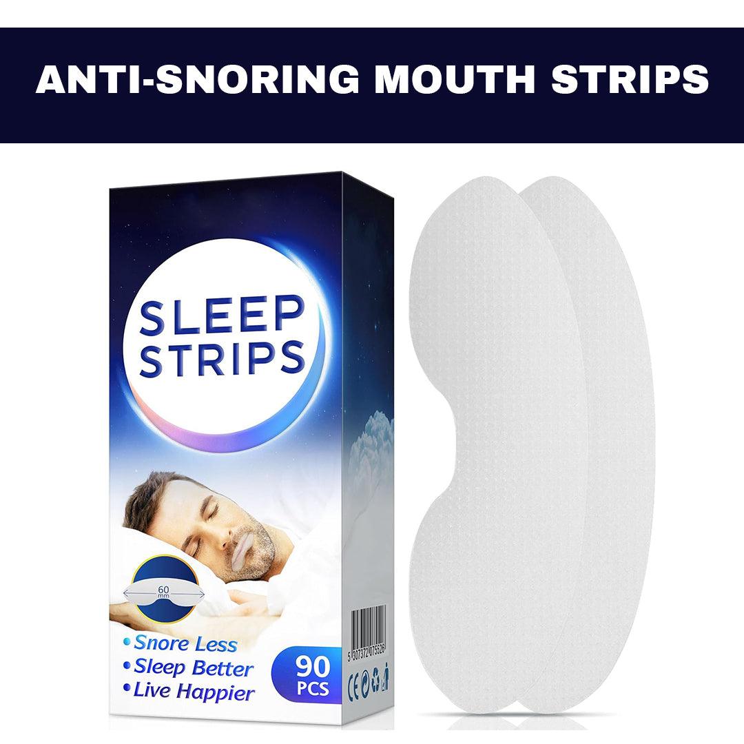 Mouth Taping for Sleep - Better Nose Breathing Instant Snoring Relief Strips Gentle Mouth Tape