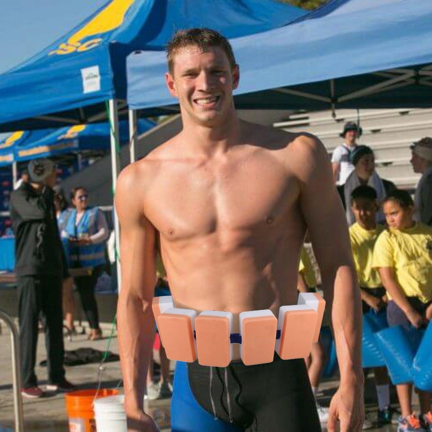Swimming Float Belt - Swimming Floatation Belt, Swimming Kickboard Fitness Aqua Aerobics Belt for Water Sports Swimming Float Belt