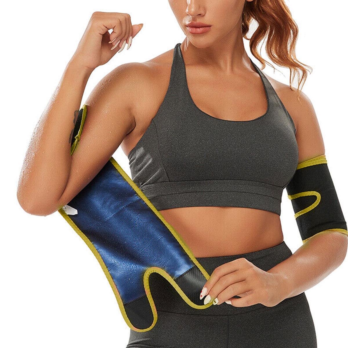 Shapewear for Arms UK - Arm Trimmers Pair Master Arm Trimmers Pair Weight Loss Slimmer Wraps - Men & Women Sauna Neoprene Gym Exercise Compression