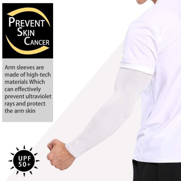 UV Protection Arm Sleeves - Breathable Sun Arm Sleeves, for Summer Sport Running Cycling Climbing Driving Golf