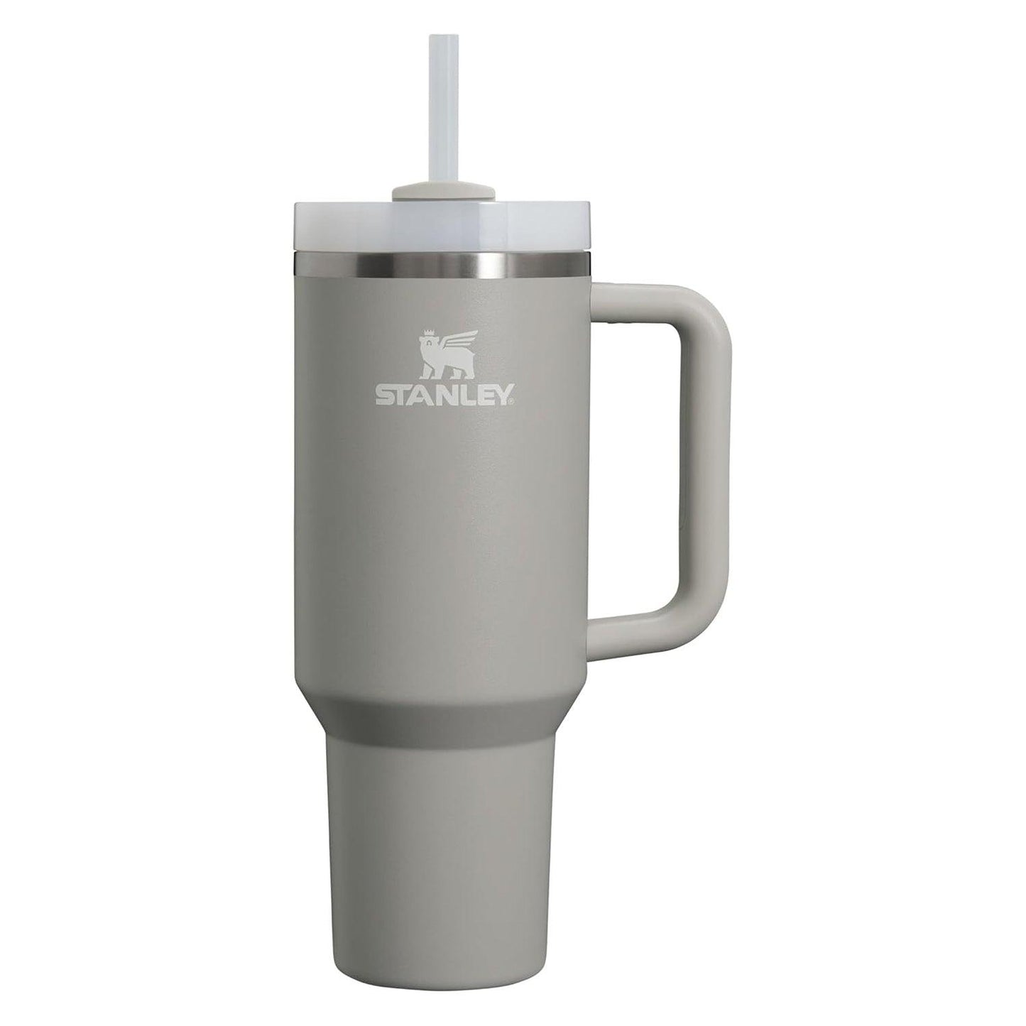 Insulated Straw Tumbler - 40 OZ Stanley Quencher H2.0 Tumbler with Straw Travel Mug for Cold or Hot Drinks Love Shack Fancy