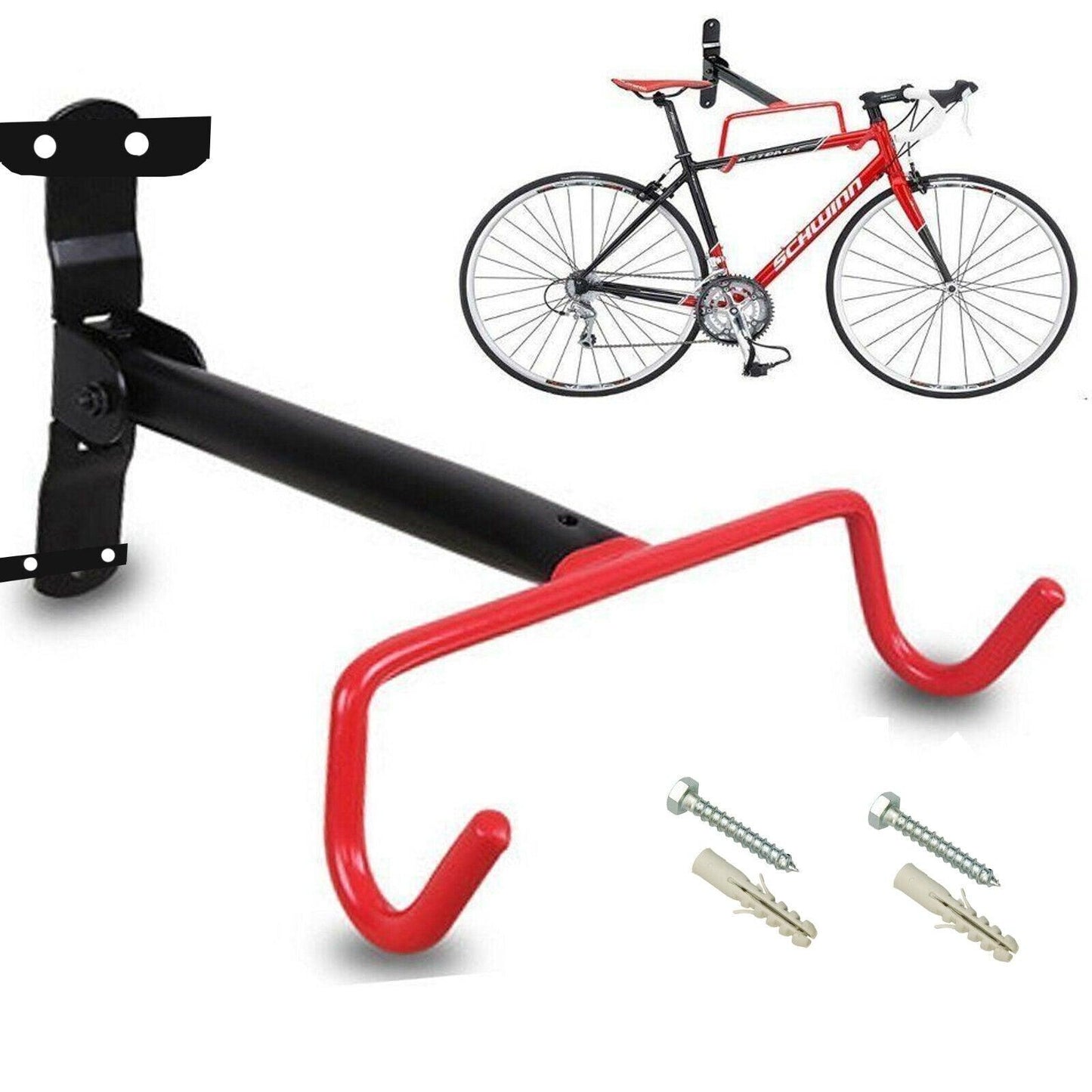 Bicycle Storage Indoors - Bike Bicycle Wall Mounted Rack Storage Hanger Holder Hook Folding Space Saver