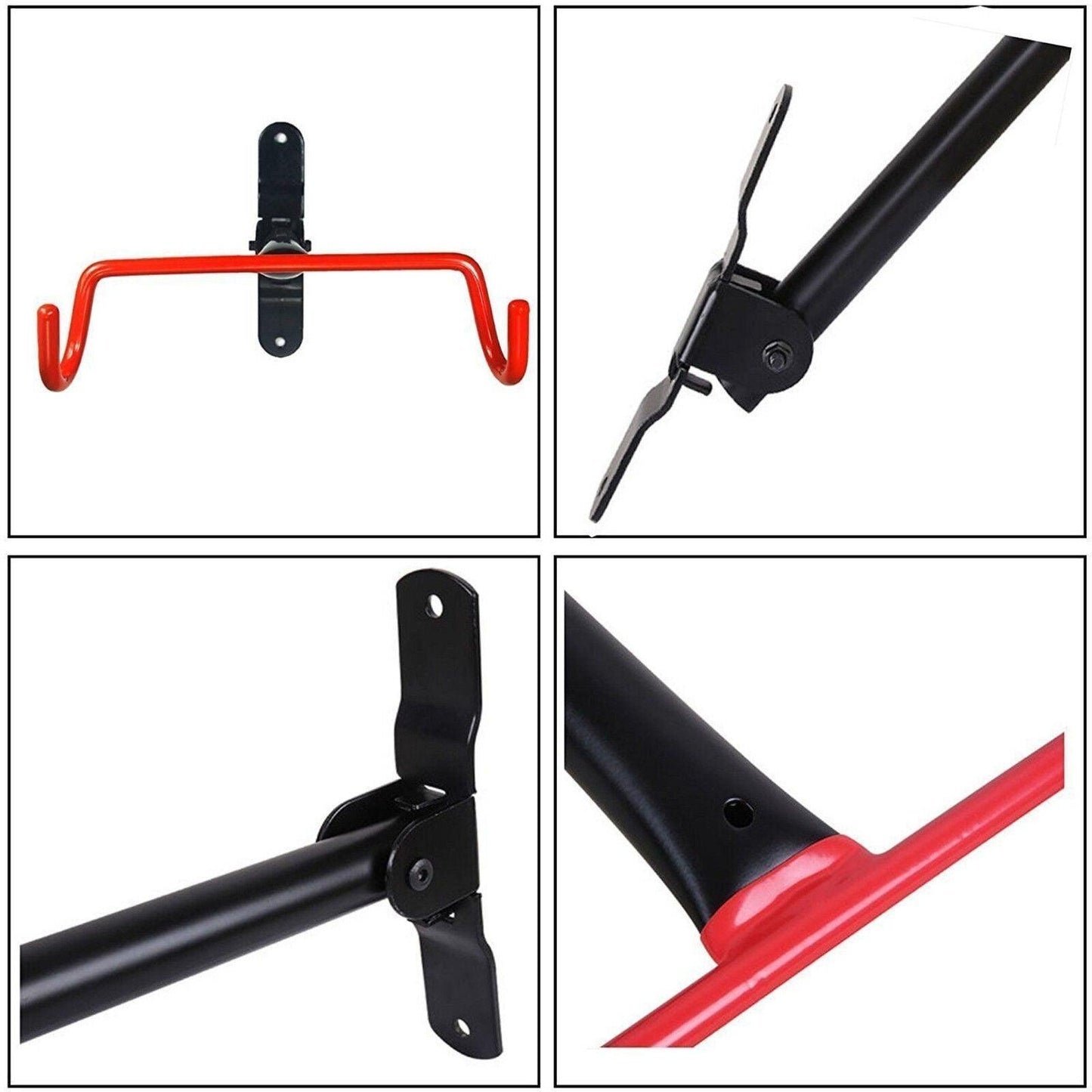 Bicycle Storage Indoors - Bike Bicycle Wall Mounted Rack Storage Hanger Holder Hook Folding Space Saver