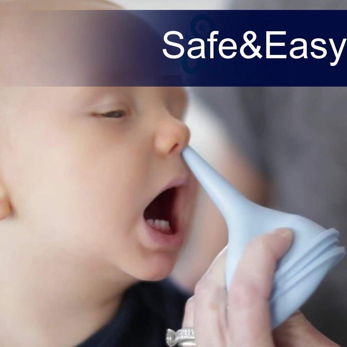 Nasal Aspirator for Baby - Ear Syringe, Snot Sucker, Mucus Sucker and Nasal Bulb Syringe, 2 Ounces