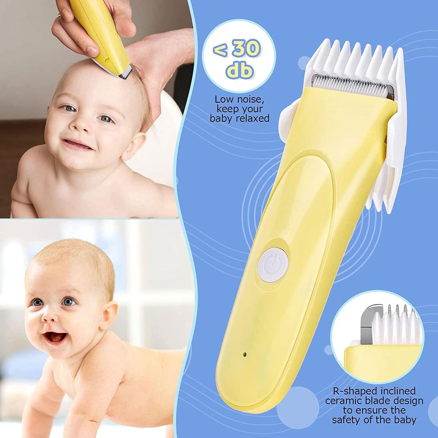 Baby Grooming Kit - 16PCS Newborn Baby Care Accessories Safety Cutter Nail Care Set
