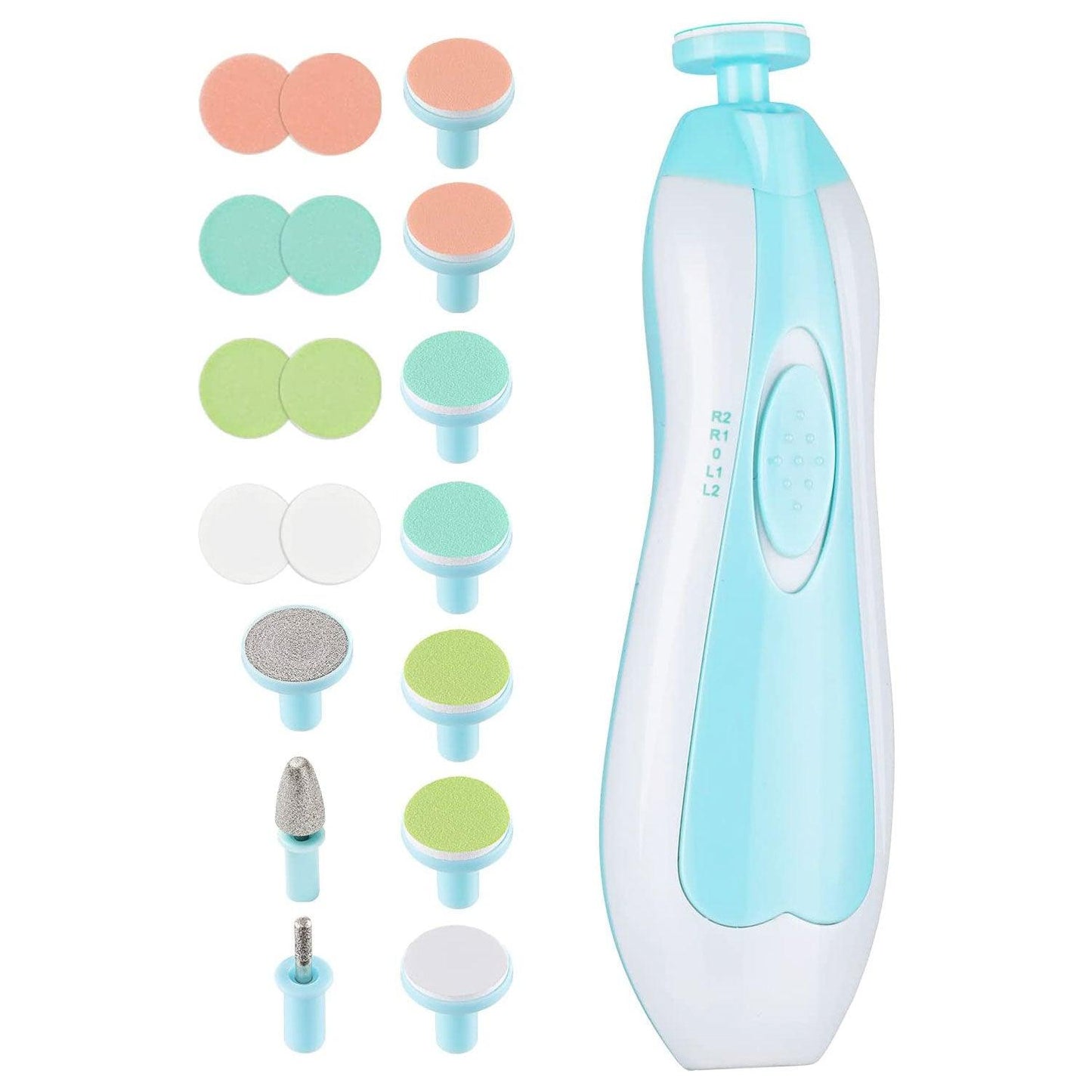 Baby Nail Trimmer - Safe Baby Fingernail Clippers Electric Nail Cutter Newborn Nail Clippers Baby Nail Care Set for Infant Kids Adult Toes
