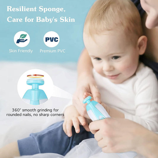 Baby Nail Trimmer - Safe Baby Fingernail Clippers Electric Nail Cutter Newborn Nail Clippers Baby Nail Care Set for Infant Kids Adult Toes