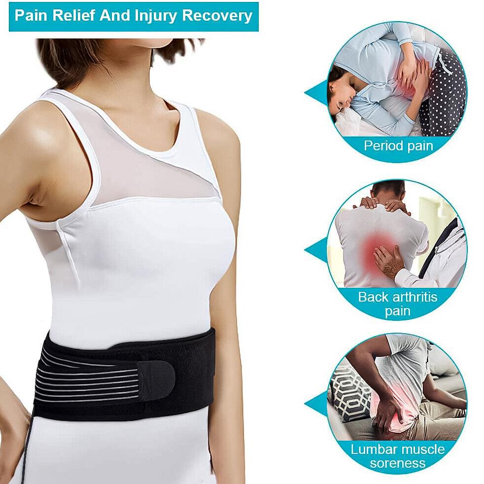 Heated Belts Back Pain - Back Heating Belt Heated Waist Belt USB Waist Heating Pad Belly Warmer Band