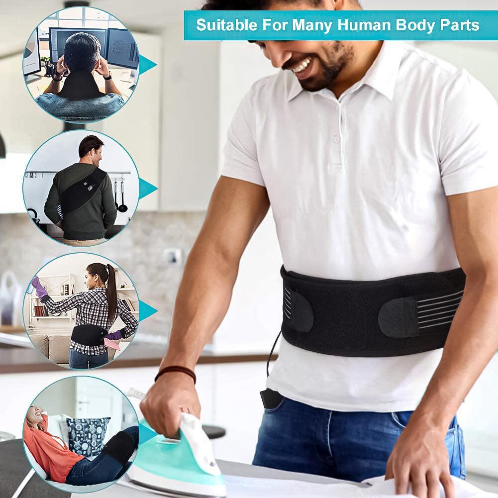 Heated Belts Back Pain - Back Heating Belt Heated Waist Belt USB Waist Heating Pad Belly Warmer Band