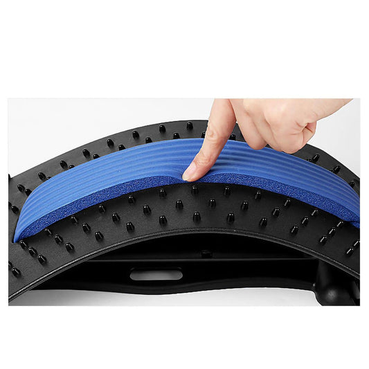 Back Stretcher Posture Corrector - Back Pain & Tension Relief Lower Lumbar Massage