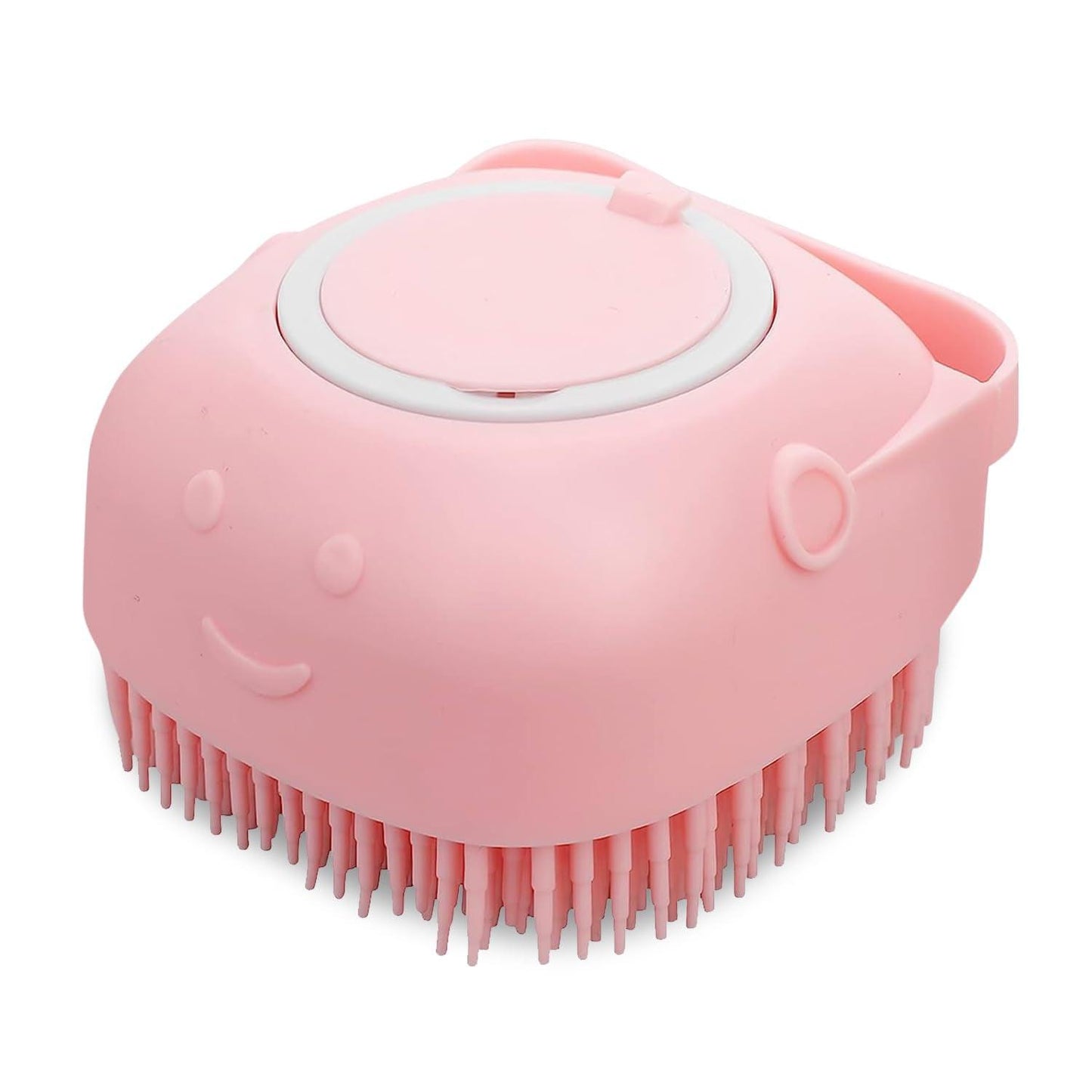 Pet Bath Brush - Pet Dogs Cat Massage Bath Brush Scrubber Shampoo Silicone Dispenser Shower Soft