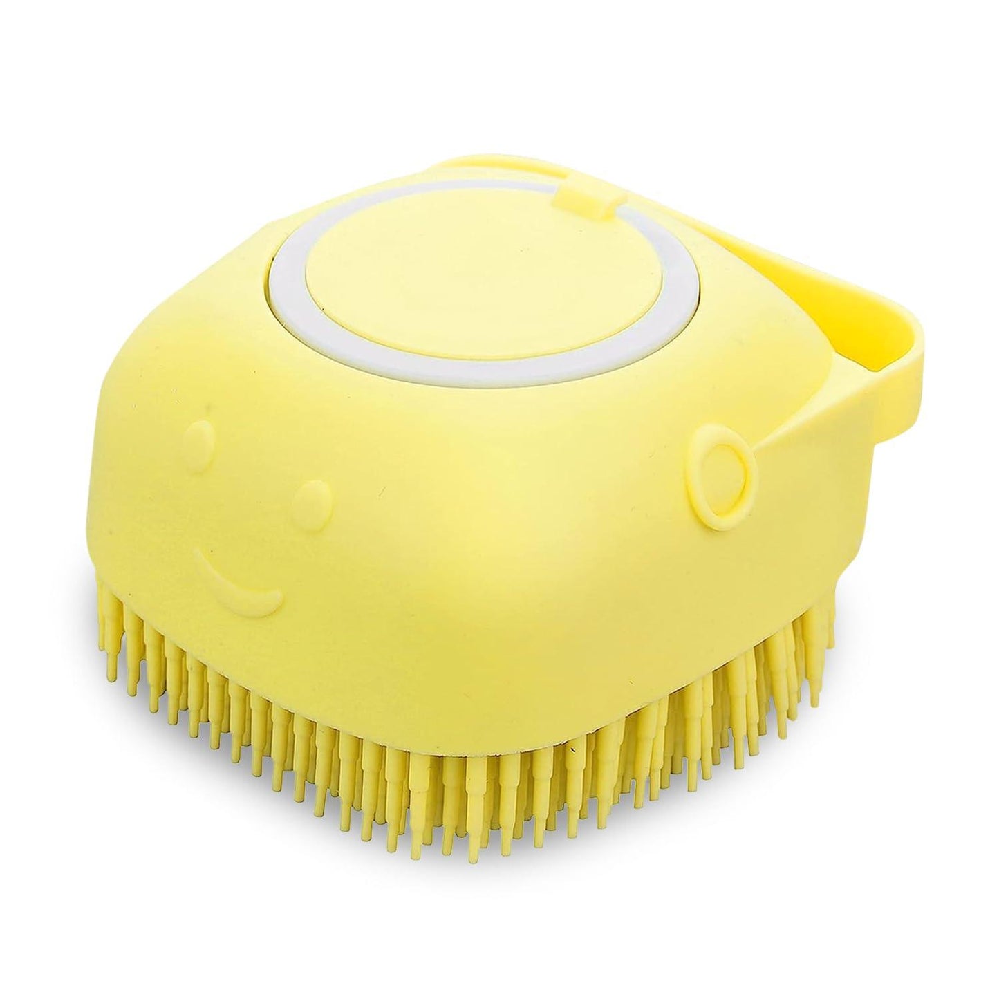 Pet Bath Brush - Pet Dogs Cat Massage Bath Brush Scrubber Shampoo Silicone Dispenser Shower Soft