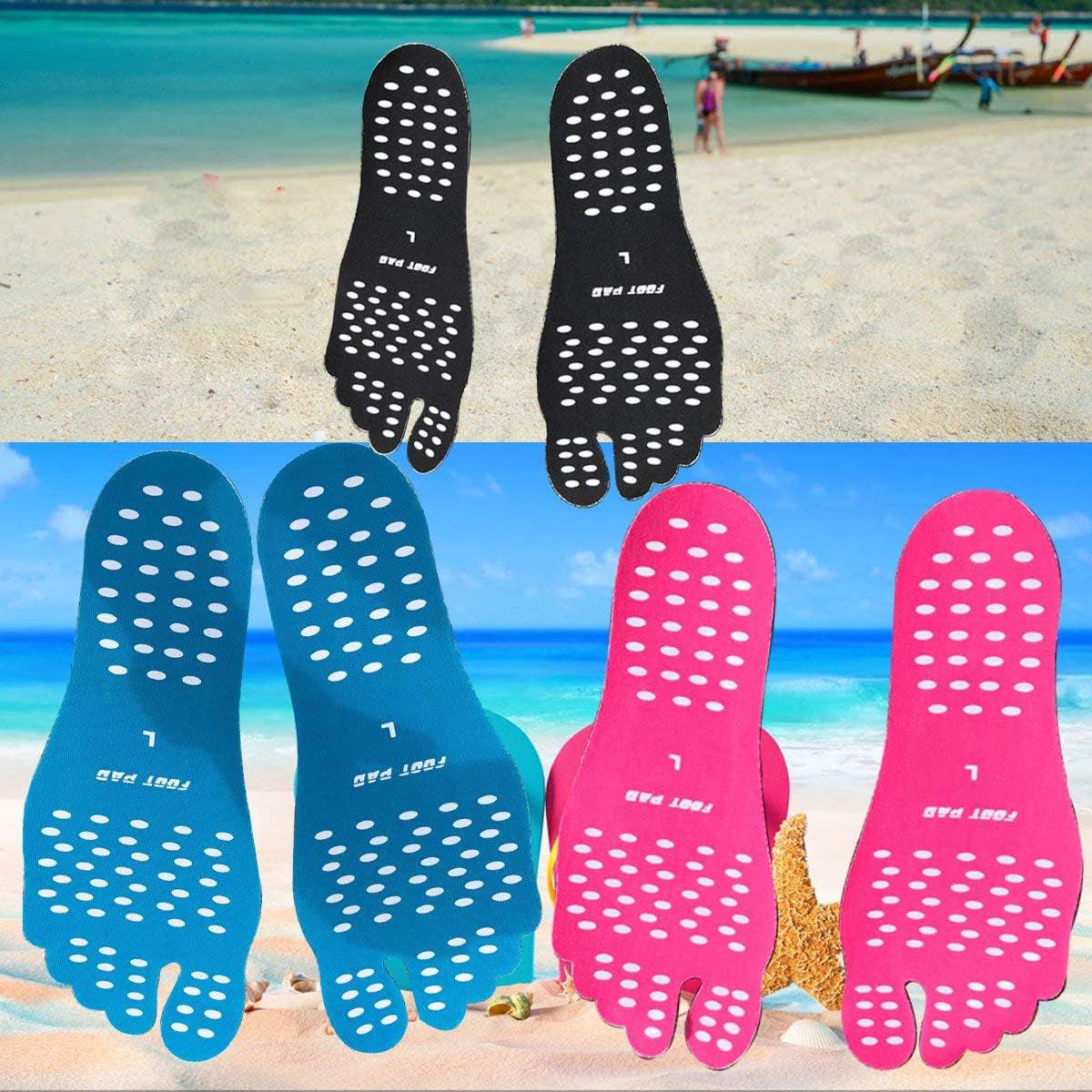 Stick on Foot Pad - Beach Foot Pads for Barefoot Invisible Anti-Slip Waterproof Sticker