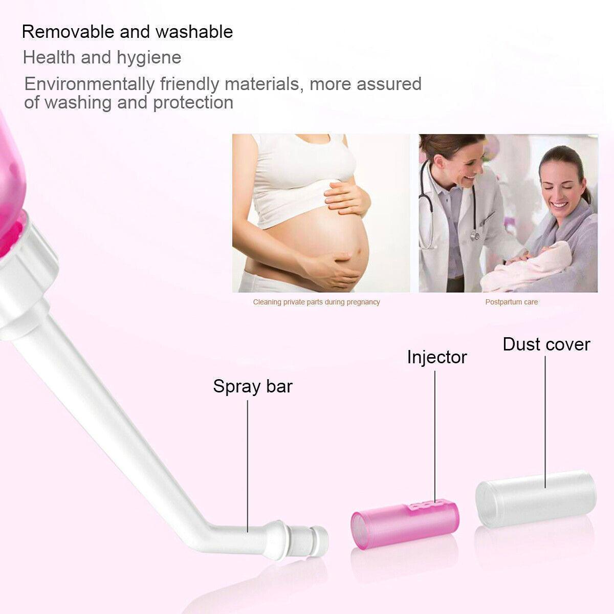 Portable Bidet UK - 560ml Water Washer Bottle Bidet Shower Bidet Sprayer Peri Bottle Spray
