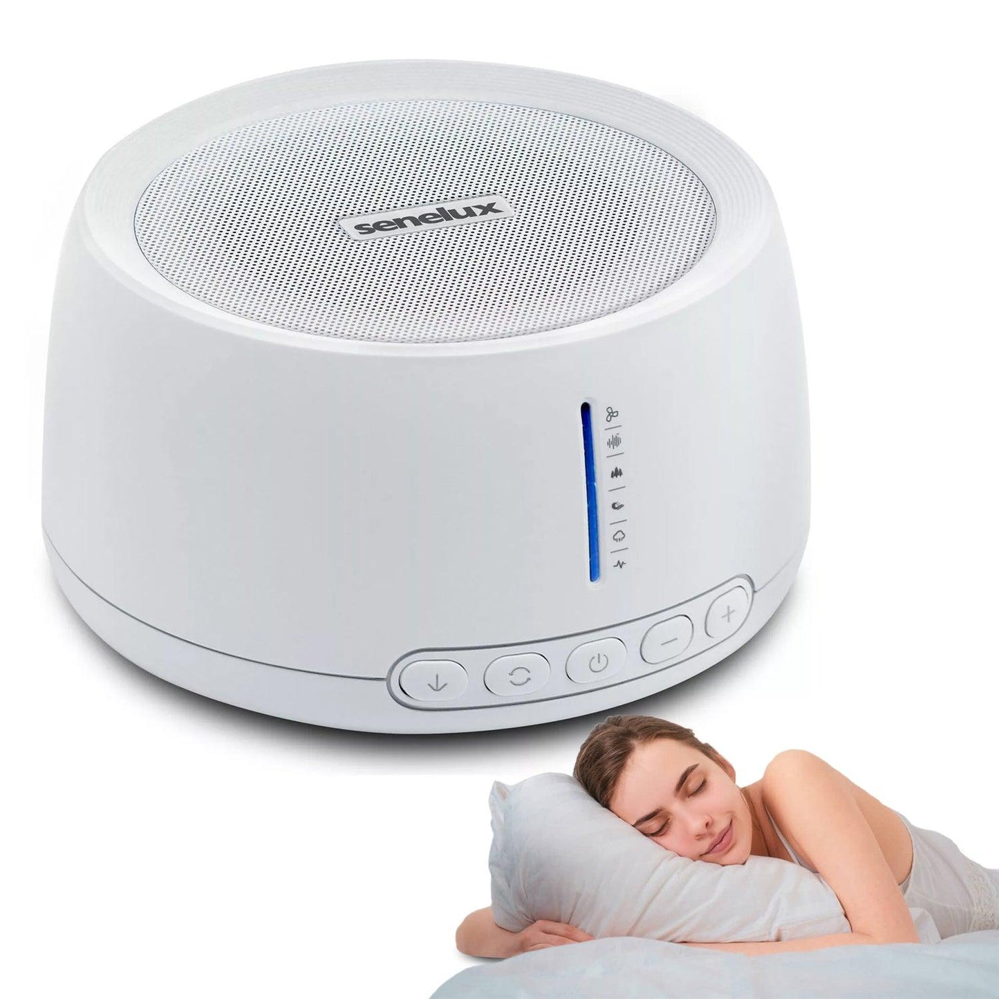 Best White Noise Sound Machines - Sound Sleep Aid Therapy Helper 30 Relaxing Sounds Baby Adult