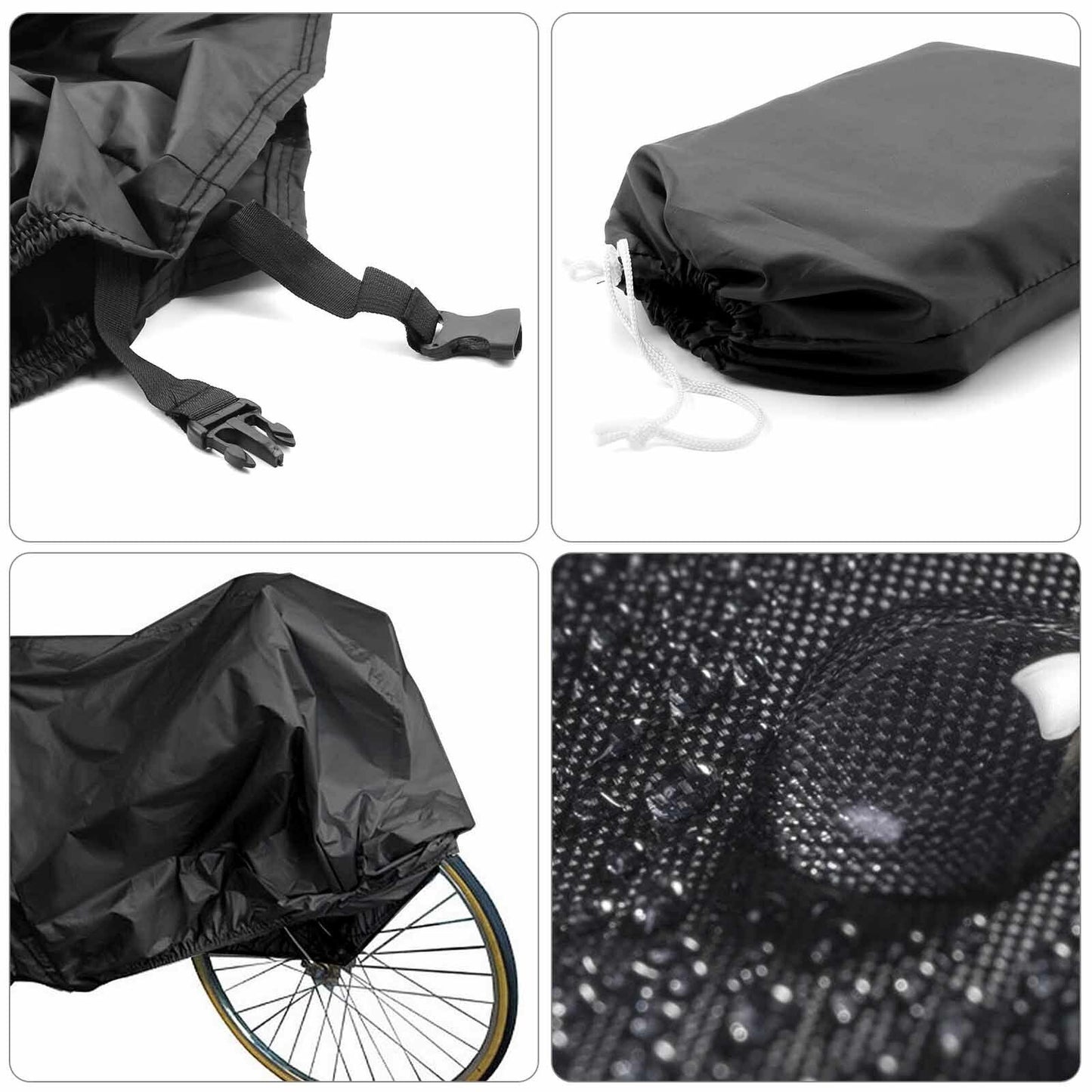 Waterproof Bicycle Covers -  Waterproof Mountain Bike Bicycle Cover Heavy Duty Outdoor Protector for 2 Bikes