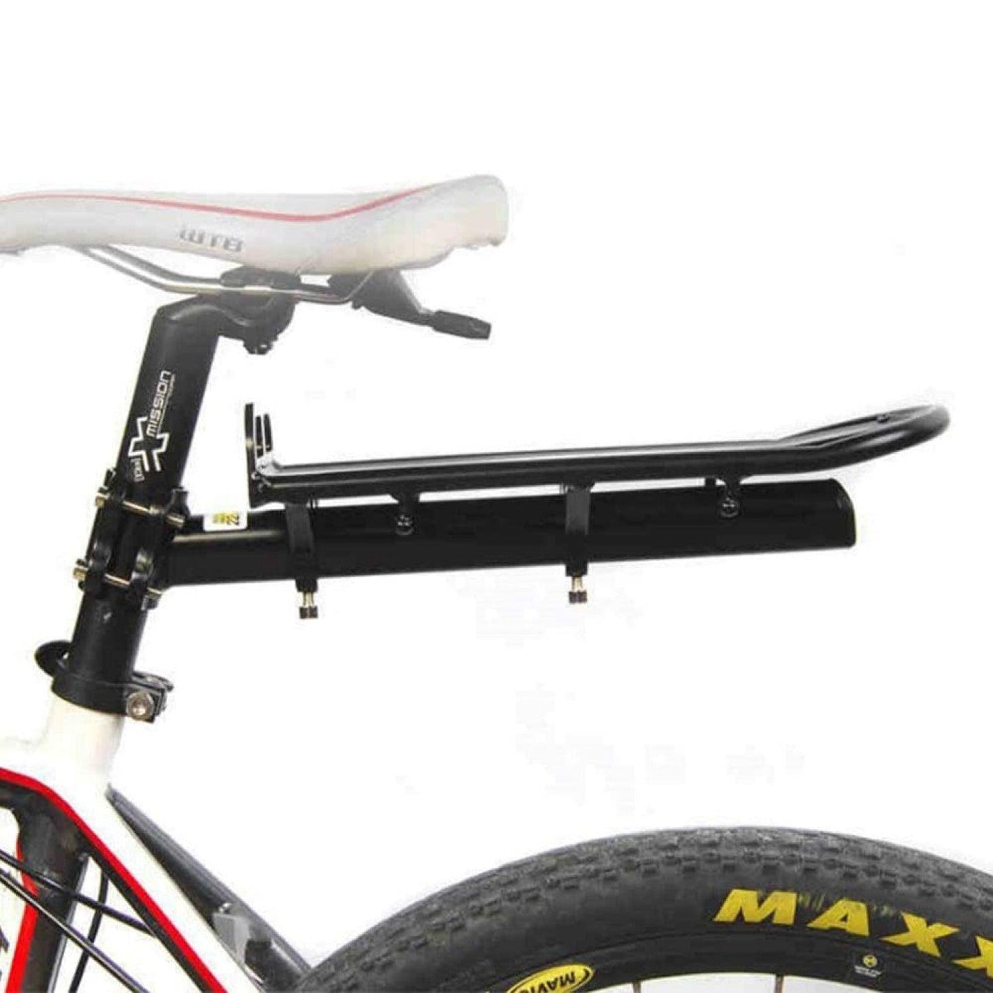 Mountain Bike Pannier Rack - Adjustable Bicycle Rack Bike Cargo Rack,bicycle Rear Seat Rack Cycling Luggage Carrier Bicycle Quick Release Alloy Rear