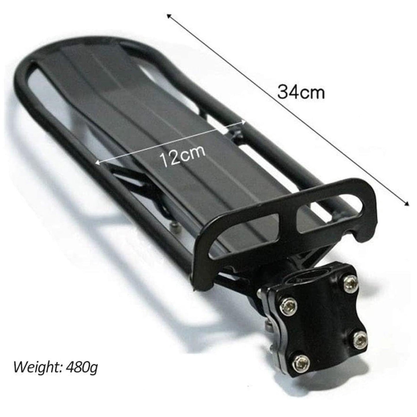 Mountain Bike Pannier Rack - Adjustable Bicycle Rack Bike Cargo Rack,bicycle Rear Seat Rack Cycling Luggage Carrier Bicycle Quick Release Alloy Rear