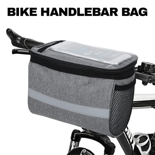Handlebar Bags for Bikes - Outdoor Bike Handlebar Bag Bicycle Front Waterproof Basket Cycling Organiser UK