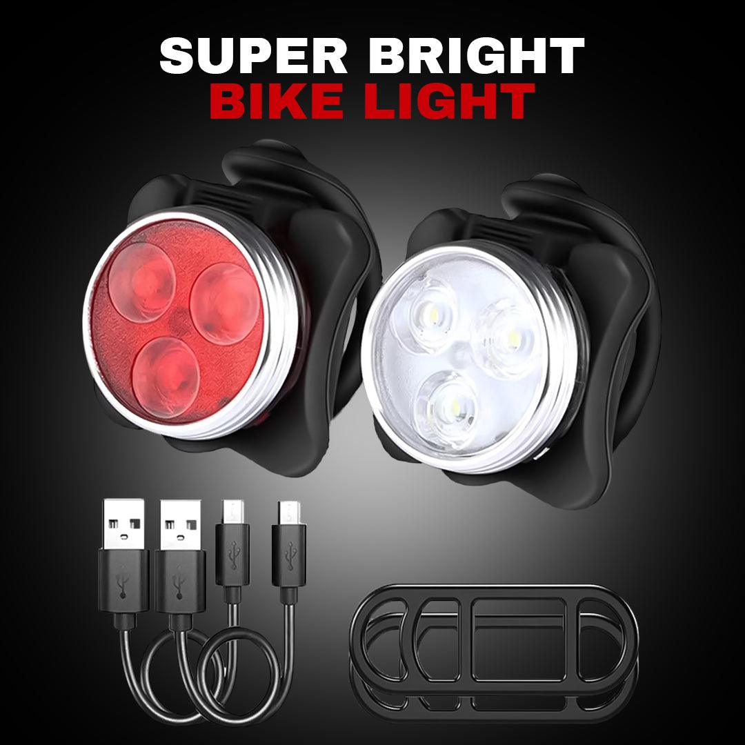 Best Lights for a Bicycle - Bike Light Set, Super Bright USB Rechargeable Bicycle Lights,Waterproof Mountain