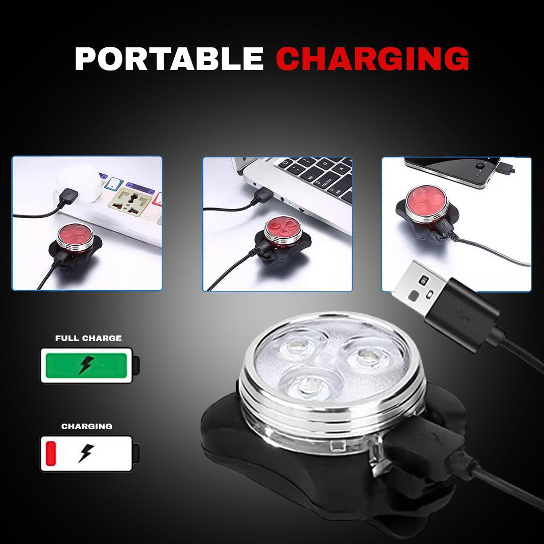 Best Lights for a Bicycle - Bike Light Set, Super Bright USB Rechargeable Bicycle Lights,Waterproof Mountain