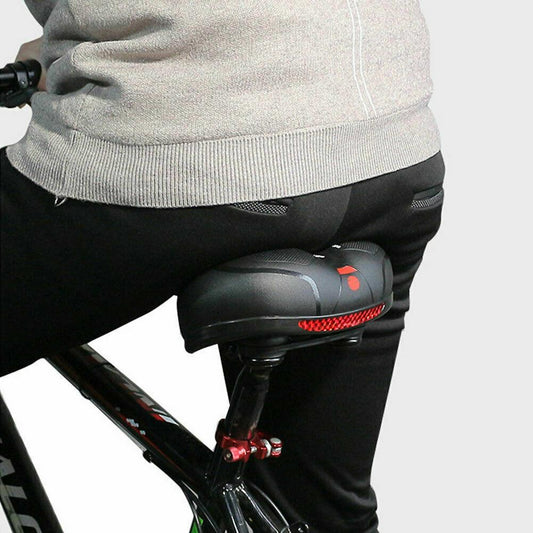 Best Cycle Saddles - Extra Wide Comfort Saddle Bicycle Seat Pad Soft Padded Mountain Bike Gel Saddle