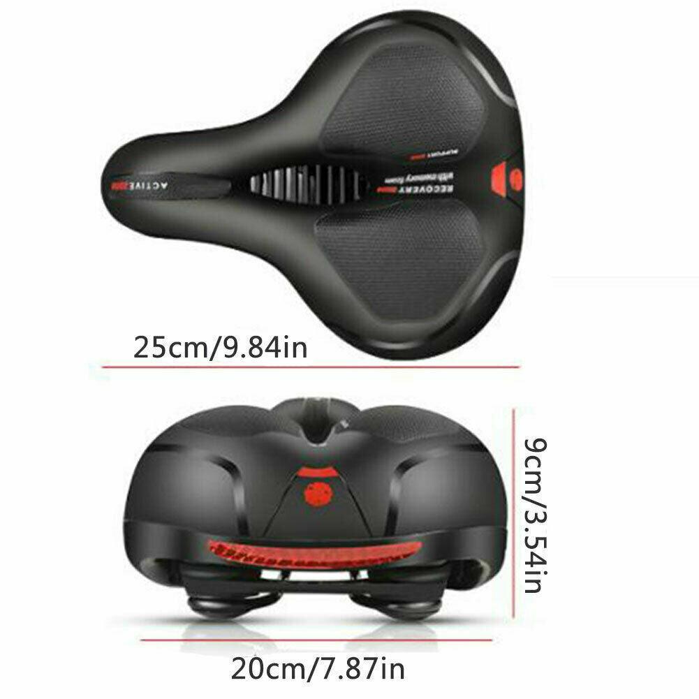 Best Cycle Saddles - Extra Wide Comfort Saddle Bicycle Seat Pad Soft Padded Mountain Bike Gel Saddle