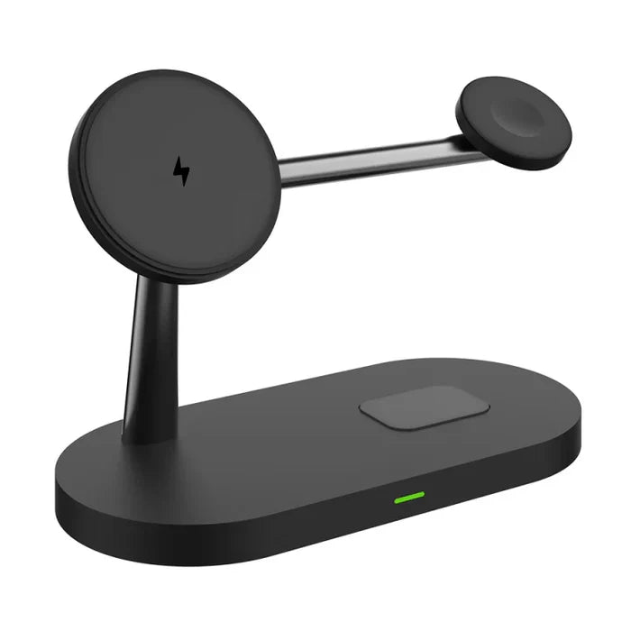 4-in-1 MagSafe Wireless Charging Station – Fast Charger Stand for iPhone, Watch & AirPods