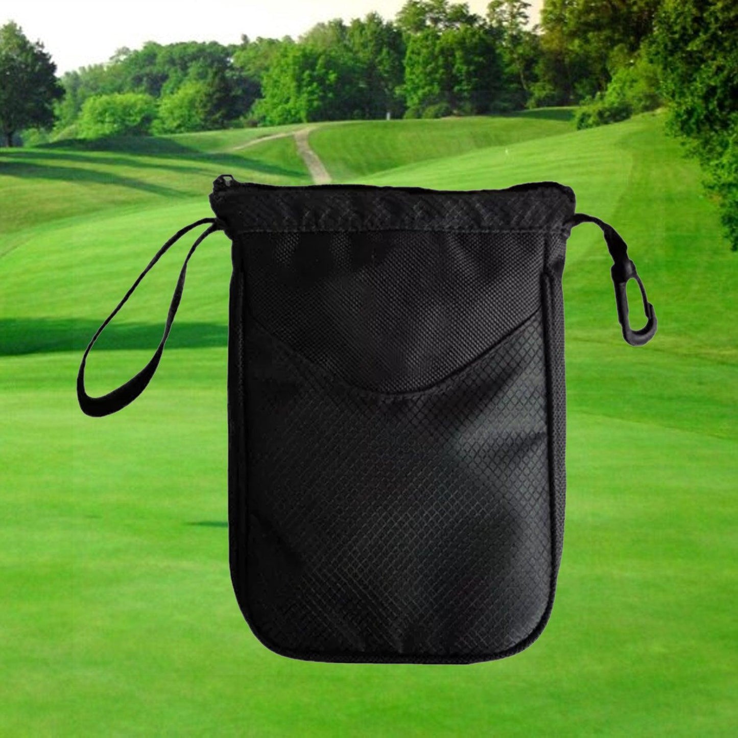 Golf Ball Bag - Multi-pocket Golf Ball Storage Pouch Bag Clip Valuable Golf Tee Pouch Bag Holder