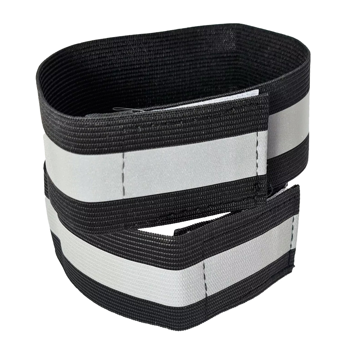 High Visibility Bands – Adjustable Reflective Arm Band Safety Bands for Running Jogging Cycling Walking & Sports