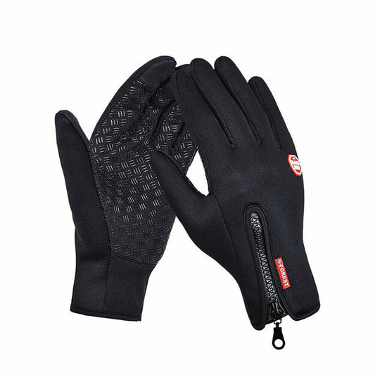 Thermal Waterproof Gloves - Winter Warm Windproof Fleece Lined Thermal Touch Screen Gloves
